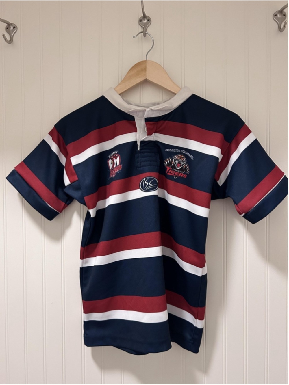 Paddington Woollahra Tigers Jersey Boys 10 Blue Rugby League ISC Australia
